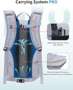 ECOHUB Small Hiking Backpack for Men Women, 20L Lightweight Travel Backpacks - Image 2
