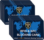 SaiTech IT 10 Pack RFID Blocking Card NFC Contactless Debit/Credit Card ATM by SaiTechIT