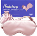 Umisleep 100% Pure Mulberry Silk Sleep Mask, 22 Momme 6A Soft & Smooth Fibers by Umisleep