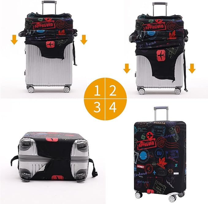 Travelkin Luggage Covers With Tag - Image 7