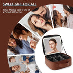 Makeup Bag with Led Mirror, Travel Makeup Organizer with 3 Color Setting - Image 6