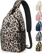 Crossbody Bags for Women Men Trendy Sling Bag Bakpack Casual Chest Bag by Pritent