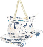 Beach Bag Spacious Shoulder Tote Travel & Gym Bag w/Multiple Pockets & Strong by Raytix