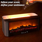 Essential Oil Diffuser for Home, Bedroom Humidifiers, Air Scent Aroma Aromatherapy Ultrasonic Humidifier Machine Timer Small Mini difusor de Aromas para casa Living Room Office Decor Gifts Fireplace