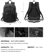 Lightweight Hiking Backpack, Camping Backpack 20L Small Backpacks Water - Image 3
