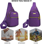 Small Sling Bag For Women Men Casual Crossbody Sling Backpack - Image 6