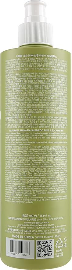 laferme Laminaria Shampoo with Organic Ingredient, Korean Clarifying Shampoo - Image 9
