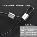 5 Pcs 4mm Wire 36 inch Vinyl Coated Stainless Steel Cable - Image 2