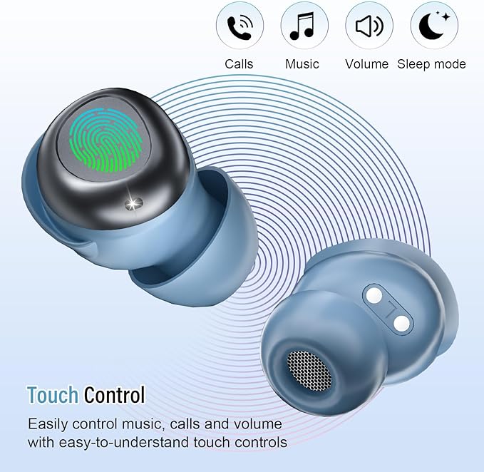 Sleep Earbuds Bluetooth 5.4 in Ear Light-Weight Headphones, Mini Sleep - Image 6