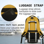 Laptop Backpack, Business Travel Anti Theft Slim Durable Laptops Backpack - Image 6