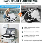 KROSER Carry On Luggage with Spinner Wheels & Built-in TSA Lock, Expandable Top - Image 6
