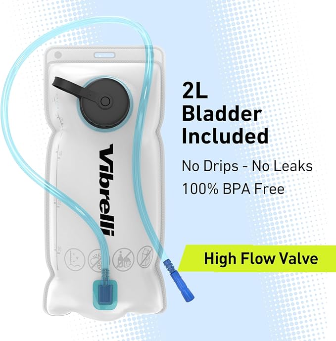 Vibrelli Hydration Backpack & 2L Hydration Bladder - Image 2