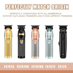 FX707Z Replacement Blades Compatible with BaBylissPRO FX787 & FX726 Trimmers, for Outlining Hair Trimmers (FX787) - rose gold