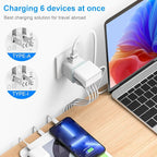 Australia Travel Plug Adapter, Foldable Power Adapter - Image 2