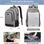 CLUCI Laptop Backpack for Men Women School Backpack College Bookbag for Men - Image 3