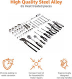 Amazon Basics 65-Piece General Household Home Repair and Mechanic's Hand Tool - Image 4