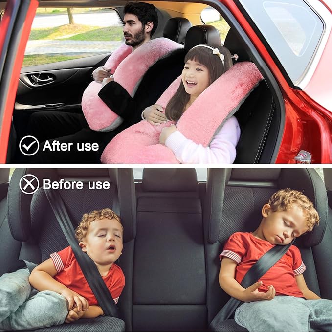 Travel Pillow, Travel Pillow for Kids, Sleeper Hold Pillow Travel, Removable - Image 3