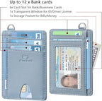 FurArt Slim Minimalist Wallet, Front Pocket Wallets, RFID Blocking, Credit Card - Image 6