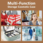 Travel Makeup Bag for Women and Makeup Artists Cosmetic Organizer Large Makeup - Image 5