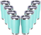 DOMICARE 20oz Tumbler with Lid Stainless Steel Tumblers Bulk, Double Wall by VisittheDOMICARE