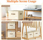 Shoe Organizer for Closet, 2 Pack Shoe Organizer - Image 3