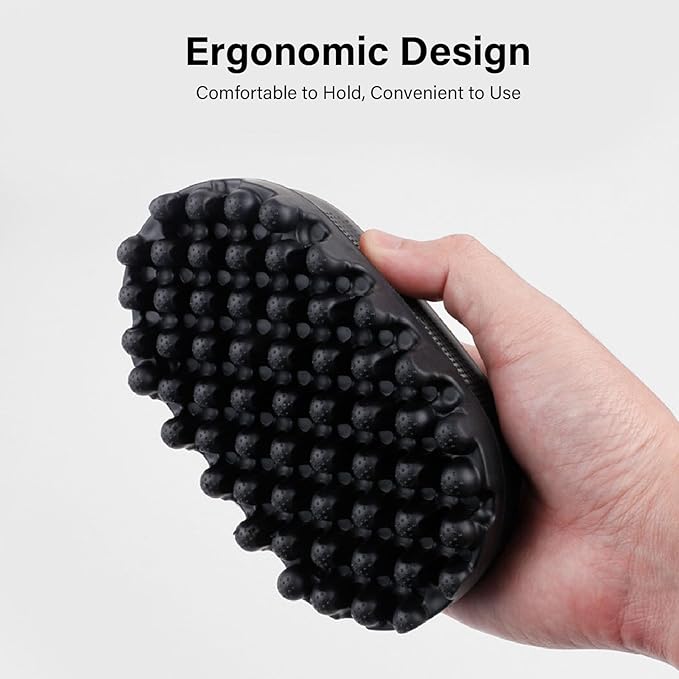 Hair Sponge Set for Men Women, Rubber Brush Sponge for Afro Curls, Washable Tool for Short Hair, Curling Combs for Boy Girl Barber