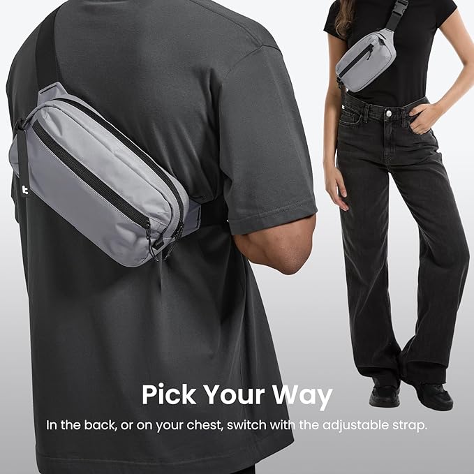 tomtoc 3.5L Sling Bag with RFID Blocking, Crossbody Bag Chest Shoulder Pack - Image 5