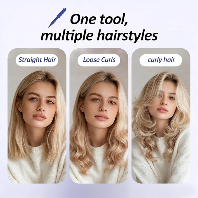 Upgraded Multi-Function Thermal Comb with Ion Infrared Technology 5 Adjustable Temperature Settings 30-Second Rapid Heating Effortlessly Create Salon-Quality Styles