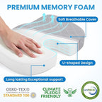 TushGuard Office/Car Seat Cushion, Non-Slip Sciatica & Back Coccyx Tailbone - Image 3