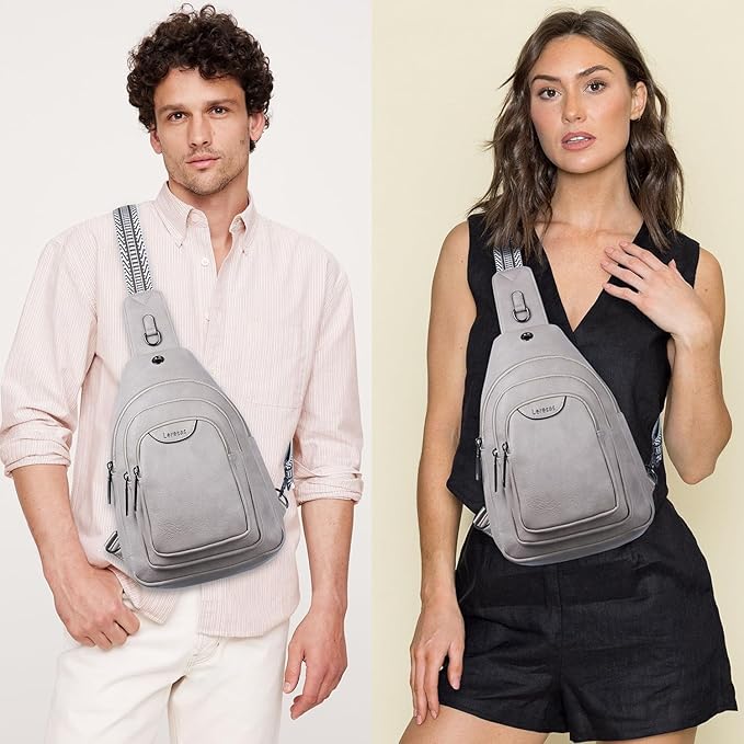 Crossbody Sling Bag for Women Men Anti Theft Cross Body Fanny Pack Belt Bag - Image 2