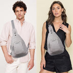 Crossbody Sling Bag for Women Men Anti Theft Cross Body Fanny Pack Belt Bag - Image 2