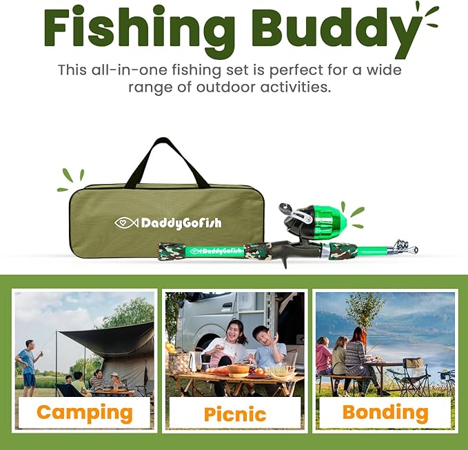 DaddyGoFish Kids Fishing Pole - Image 5