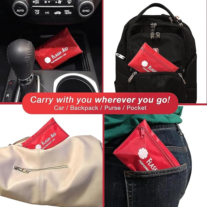 First Aid Kit – 4-Pack of Compact Travel IFAKs – Mini First Aid Kits - Image 6