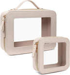 Travel Clear Makeup Bag Set, TSA Approved Cosmetic Bag Case - Image 8