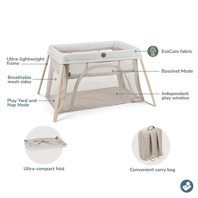 Maxi-Cosi Calao Travel Playard, Infant Bassinet, Toddler Playpen, Lightweight - Image 8