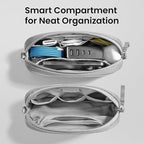 tomtoc Electronics Organizer Travel Case, Water Resistant Travel Bag Cable - Image 2