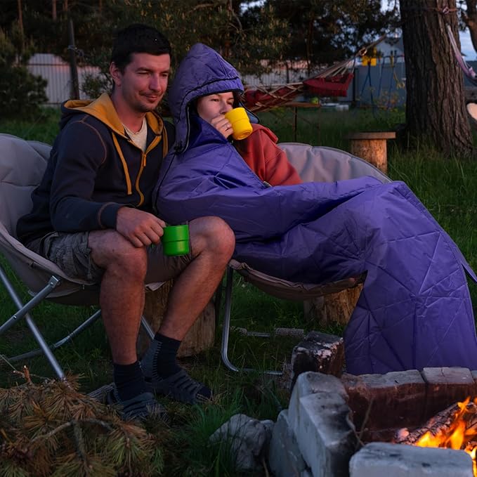 Outdoor Waterproof Blanket, Foldable Fleece Stadium Blanket - Image 2