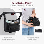 Momcozy Universal Stroller Organizer | Minimalist Caddy - Image 4
