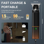 RESUXI Hair Clippers for Men T-Blade Trimmer Electric Shaver Razor Nose Hair Trimmer Set,Beard Grooming Kit 3 in 1 for Nose Ear Body Face Mustache,Father Gifts for Him