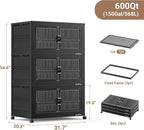BROVIEW 600Qt Extra Large Stackable Storage Bins - Image 2