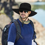Sun Hat for Men/Women, UPF 50+ Fishing Hat, Waterproof Wide Brim Bucket Hat - Image 5