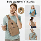 Sling Bag for Men, Crossbody Bag Men Anti Theft Crossbody Bag - Image 6
