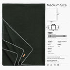 100% Wool Blanket, Military Wool Blanket, Sporting Events, Survival Kits，Olive - Image 4