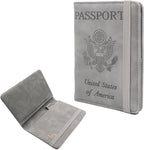 Melsbrinna Premium Leather Passport Holder Covers Case, Waterproof Rfid by Melsbrinna