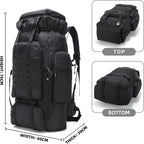 King'sGuard 70L Camping Hiking Backpack Tactical Backpack Military Molle - Image 2