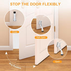 Kick Down Door Stoppers for Bottom of Door, Heavy Duty Kickdown Door Stop - Image 5
