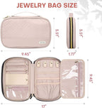 Jewelry Travel Case Organizer for Necklaces, Soft Sided - Image 2