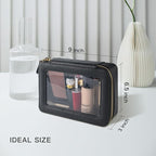 Aveniee Clear Makeup Bag Organizer, Portable Travel Toiletry Cosmetic Bag Case - Image 3