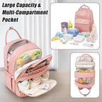Diaper Bag Backpack, Stylish Baby Diaper Bag, Waterproof Travel Diaper - Image 6