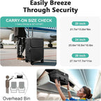 Hard Shell Luggage 20 Inch Travel Luggage, ABS Aluminum Frame, Lightweight - Image 5